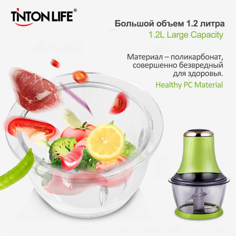 Электрическая автоматическая Мясорубка TintonLife домашняя мясорубка