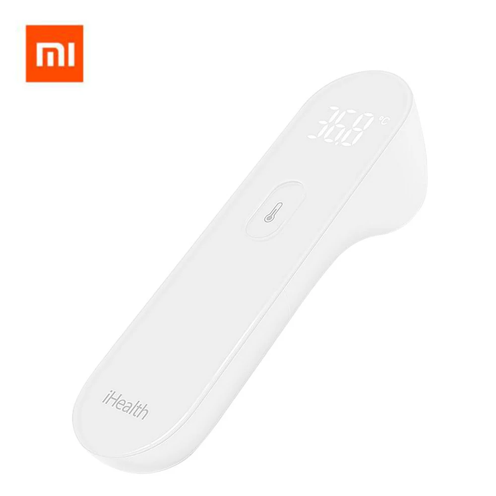 

100% Original Xiaomi Mijia iHealth Thermometer Forehead Temperature Measuring 1 Second Response Non-Contact LED Display