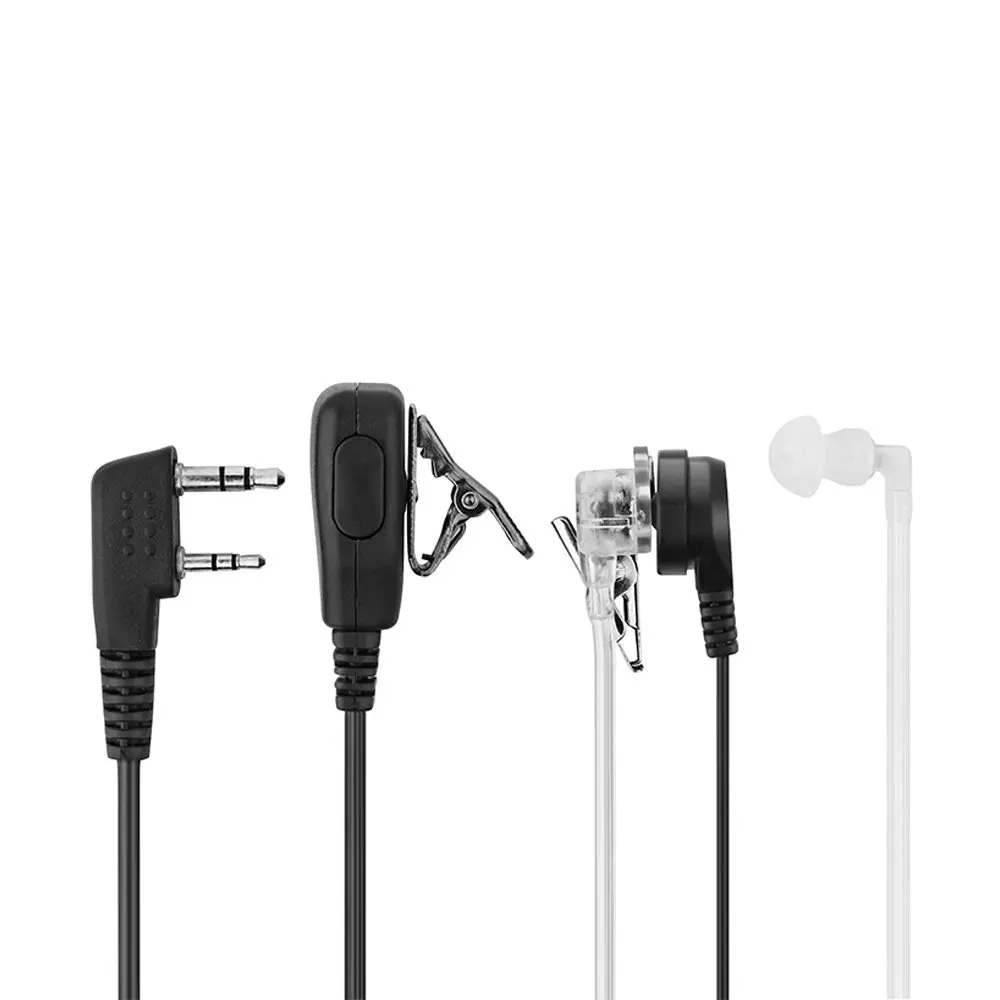 Abbree PTT Mic Air Акустическая трубка портативная рация с наушниками гарнитура для Kenwood