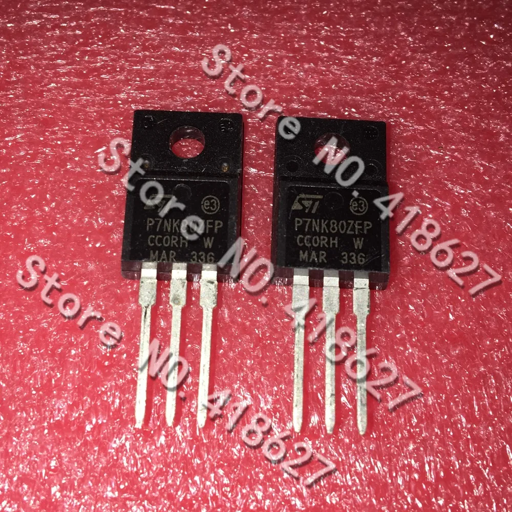 Транзистор 20 шт./лот P7NK80ZFP STP7NK80ZFP транзистор с полевым эффектом 7A800V | Электронные