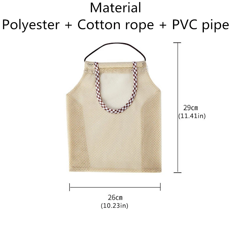 Многоразовая сумка для хранения экологически чистые хлопковые сетчатые сумки для фруктов и овощей ecologico сумки для хранения Домашний кухонный Организатор - Цвет: L