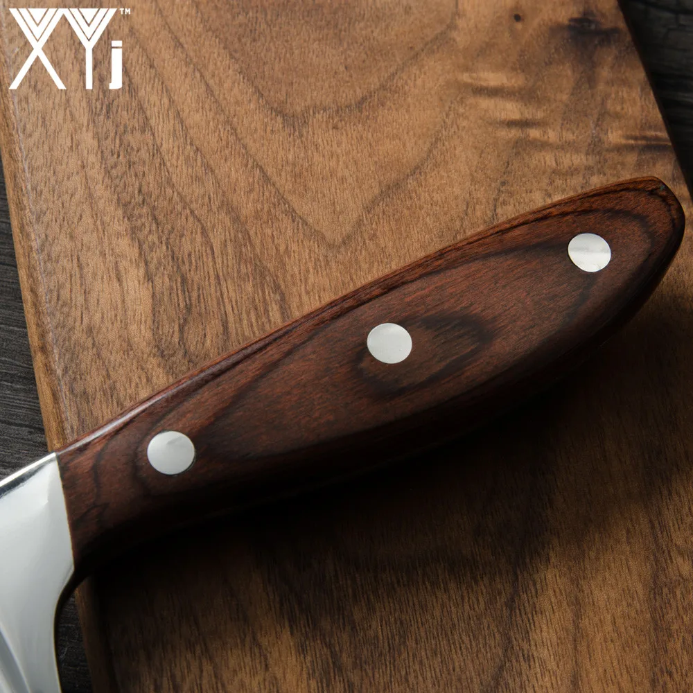 XYj 8 &quot7" 5 "дюймовый кухонный нож шеф повара сантоку Knfe из нержавеющей стали