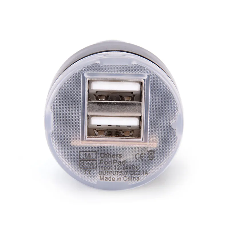 Новый двойной черный USB 2 порта DC Автомобильное зарядное устройство 5V 2.1A адаптер
