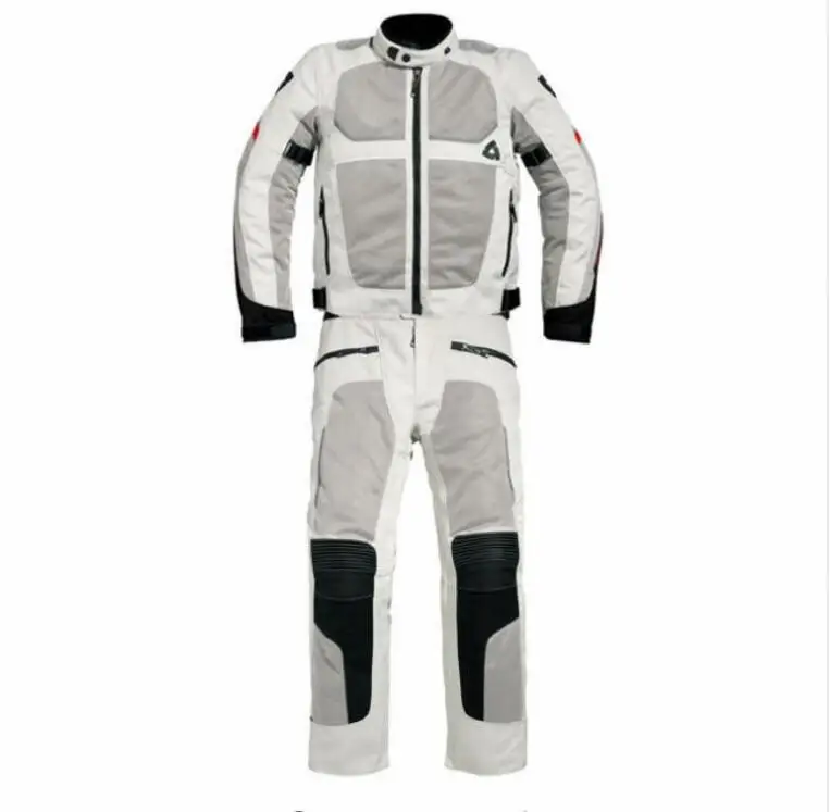 

New Arrival Fit for REVIT Tornado Mesh Motorcross suit motorcycle racing jacket + pants with protector and removable liner