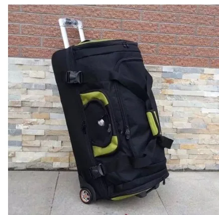 32 inch Travel tale 2" 32" дюймов обувь для мужчин и женщин большой тележка большая емкость одежда Дорожная сумка на колесах - Цвет: 32 inch