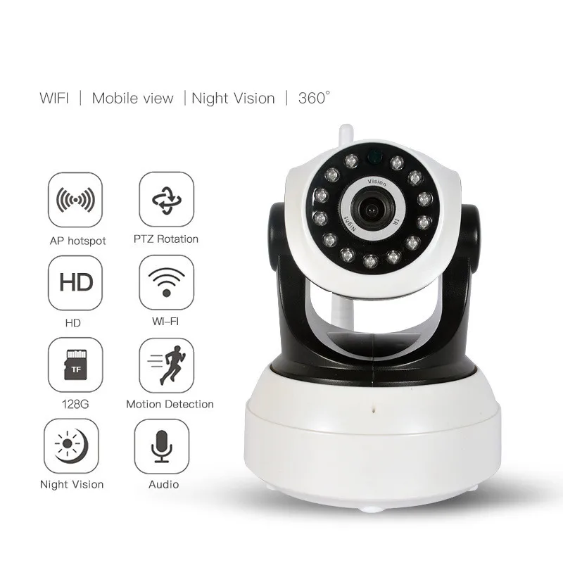 HYASIA IP Camera Wireless Home Security Camera Surveillance Camera Wifi Night Vision Smart CCTV Camera Baby Monitor Video Nanny