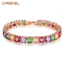 Carsinel популярные красочные кристалл Стекло Браслеты для Для женщин браслет моды и Браслеты br0155