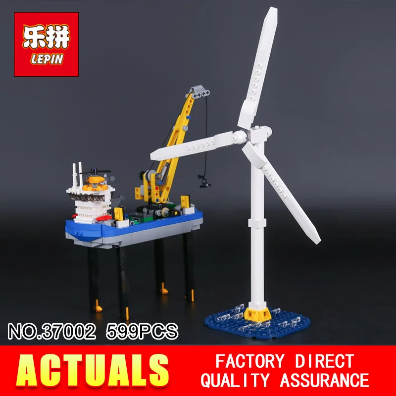 

Lepin 37002 599Pcs The Borkum Riffgrund Set Genuine Creative Series Building Blocks Bricks Educational Toys Model Gifts 4002015