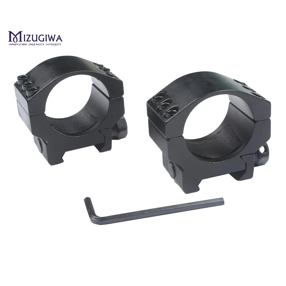 Low Profile 6 Bolts 30mm Ring Weaver Heavy Duty 20mm Picatinny Rail Base Scope Mount Rifle Scope Hunting Accessories Mizugiwa rifle scope mount rifle scope mount ring picatinny rail accessories