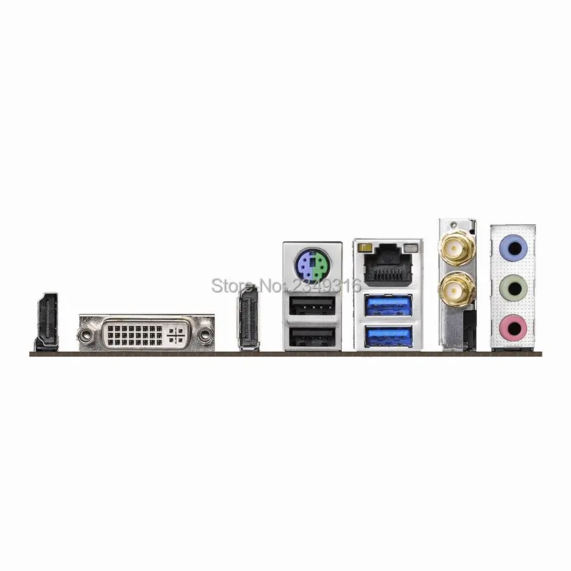 MINI-ITX ITX HTPC для ASRock H310M-ITX/ac настольный 1151 материнская плата H310 разъем LGA1151 DDR3 SATA3 USB3.0