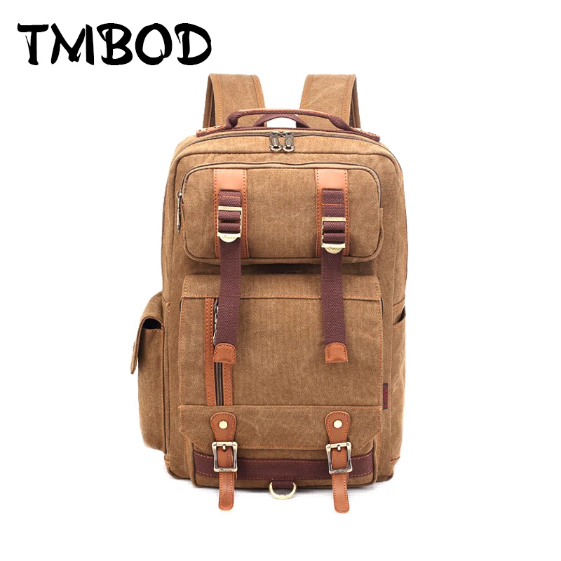 

New 2018 Men Canvas Mountaineer Backpack Travel Bag High Capacity Multifunctional Casual Backpacks Shoulder Bags Bolsas an097