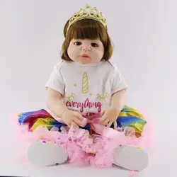 NPKCOLLECTION 22 "полный силиконовые новорожденных для маленьких девочек Реалистичная кукла реборн принцессы высокого качества малышей купаться