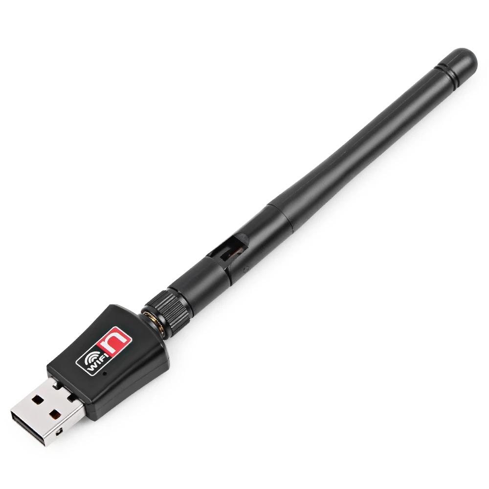 Беспроводной Wi Fi адаптер 300 Мбит/с 2 дБи USB антенна мини Сетевая LAN карта 802 11 b/g/n 4G