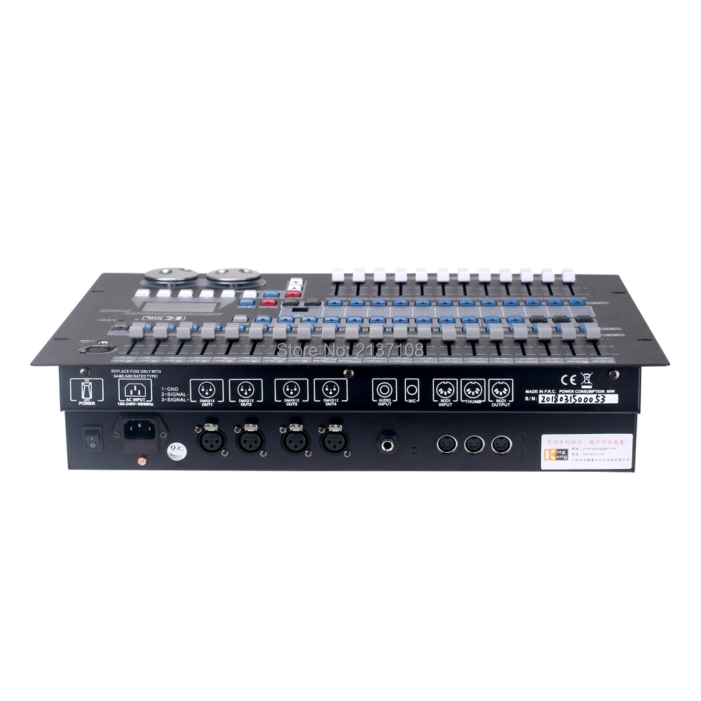 Топ король конг интерфейс USB DMX512 Ligting консоль контроллер DJ диско вечерние музыкальное оборудование на сцену, свадьба 230 В с Flightcase