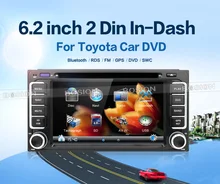 6.2 “200*100 автомобиль DVD Радио стерео видео плеер GPS для Toyota Hilux Vios Camry Corolla Прадо RAV4 Prado 2004 2005 2006 2007 2008