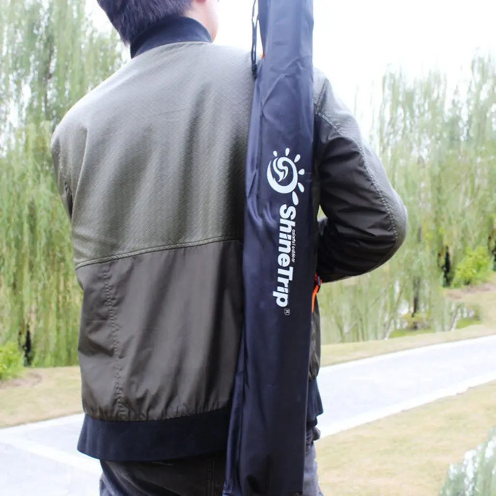 Tent Camping Tent Poles Organizer Bag Camping Tent Support Poles Organizer Pouch Bag Black Storage Bag Outdoor Tent Supplies