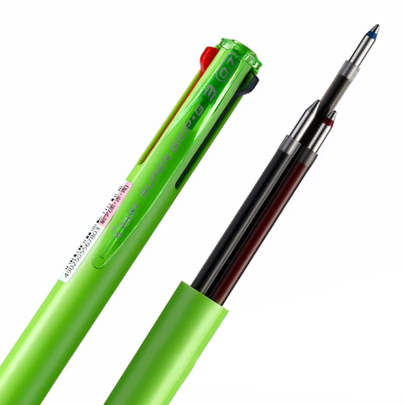 Pilot BKSG-25, супер ручка, многоцветная шариковая ручка, пресс-тип, 0,7 мм, многофункциональная ручка для студентов, три-в-одном, цветной модуль, ручка