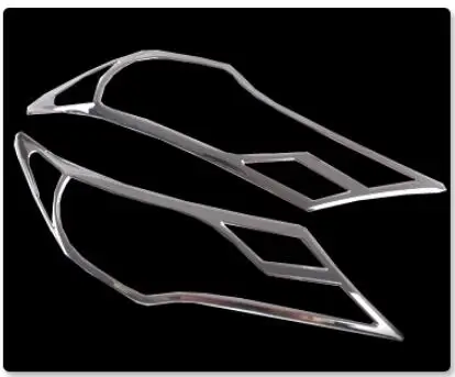 Автомобильная ABS Хромированная передняя фара + задний фонарь Накладка для TOYOTA RAV4