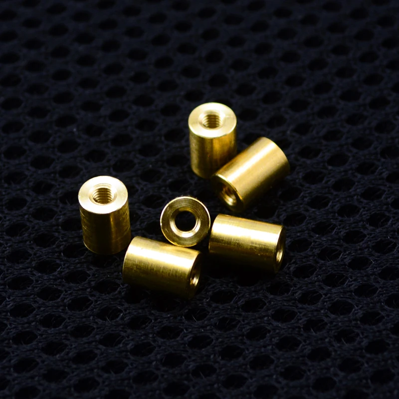Round Cylindrical Screw Screws Through Wire Nuts Brass M3 Connection