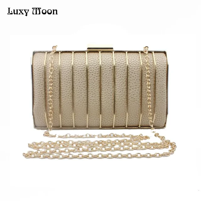 2018 Fashion Metal Clutch Bag Gold Silver Black Evening Bags Day 2018 Fashion Metal Clutch Bag Gold Silver Black Evening Bags Day Clutches Purse Wedding Bride Handbag