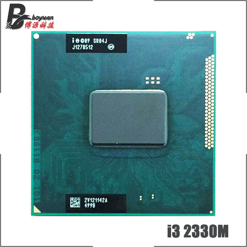 Двухъядерный процессор Intel Core i3-2330M i3 2330M SR04J 2,2 ГГц четырехъядерный процессор L2 = 512M L3 = 3M 35W Socket G2