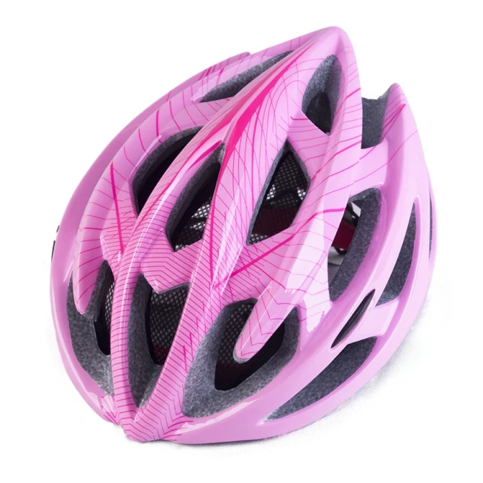 EC90 бренд зеленый флуоресцентный шлем для горного велосипеда шлем для езды шлемы для мужчин и женщин - Цвет: Розовый