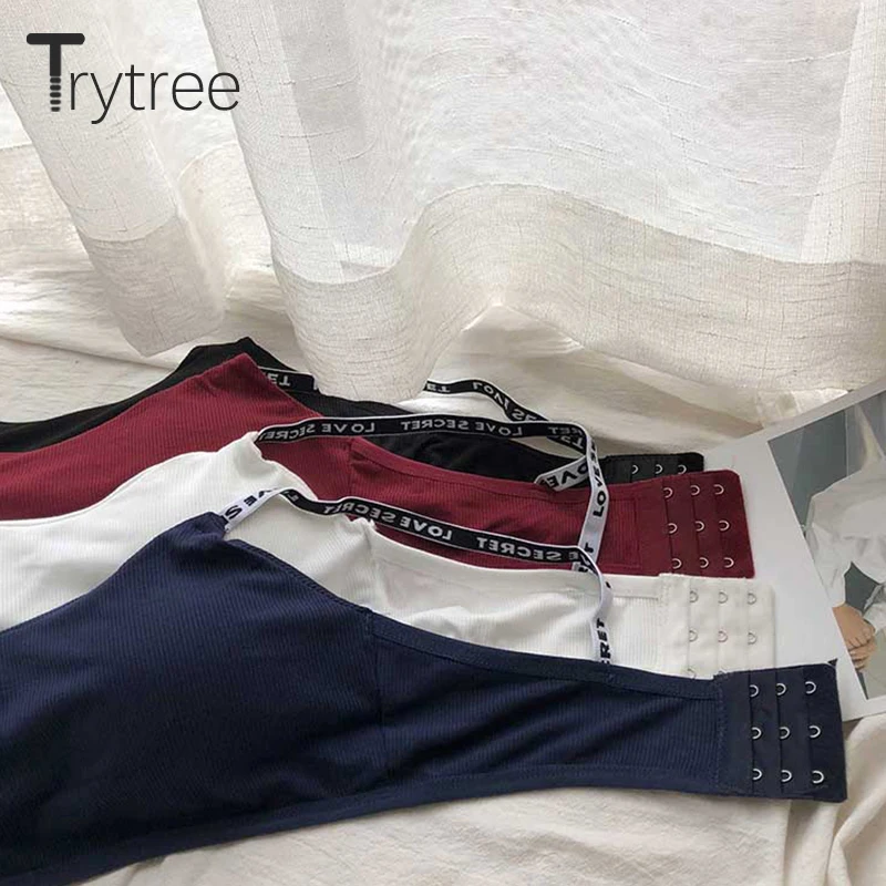 Trytree/топы из бамбукового волокна, женские повседневные топы, короткие майки, топы с лямками на плечах, модные эластичные крутые майки 4 цветов