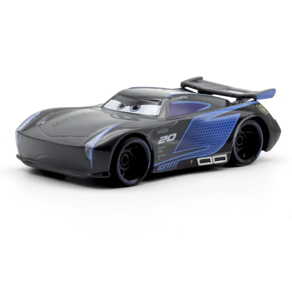 

1:55 Disney Pixar Cars 3 New Roles Storm Jackson Lighting McQueen Miss Fritter Cruz Ramirez Metal Car Toys child Birthdays Gift