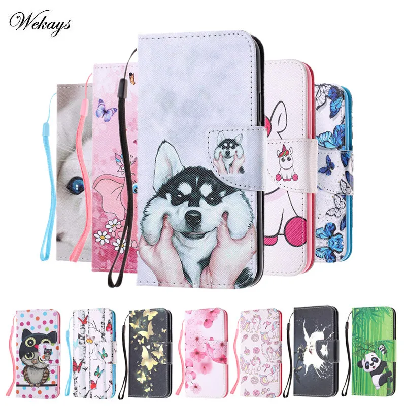

Cartoon Dog Case For Coque Huawei P8 Lite 2017 Case Flip Leather Back Cover For Huawei Honor 8 Lite Case Cover Phone Case