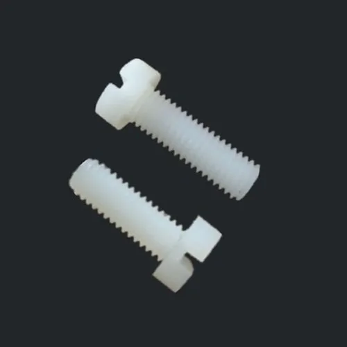 50pcs M2 Cylinder head one line socket nylon screw Slotted bolt Plastic Mechanical screws 6mm-16mm Length