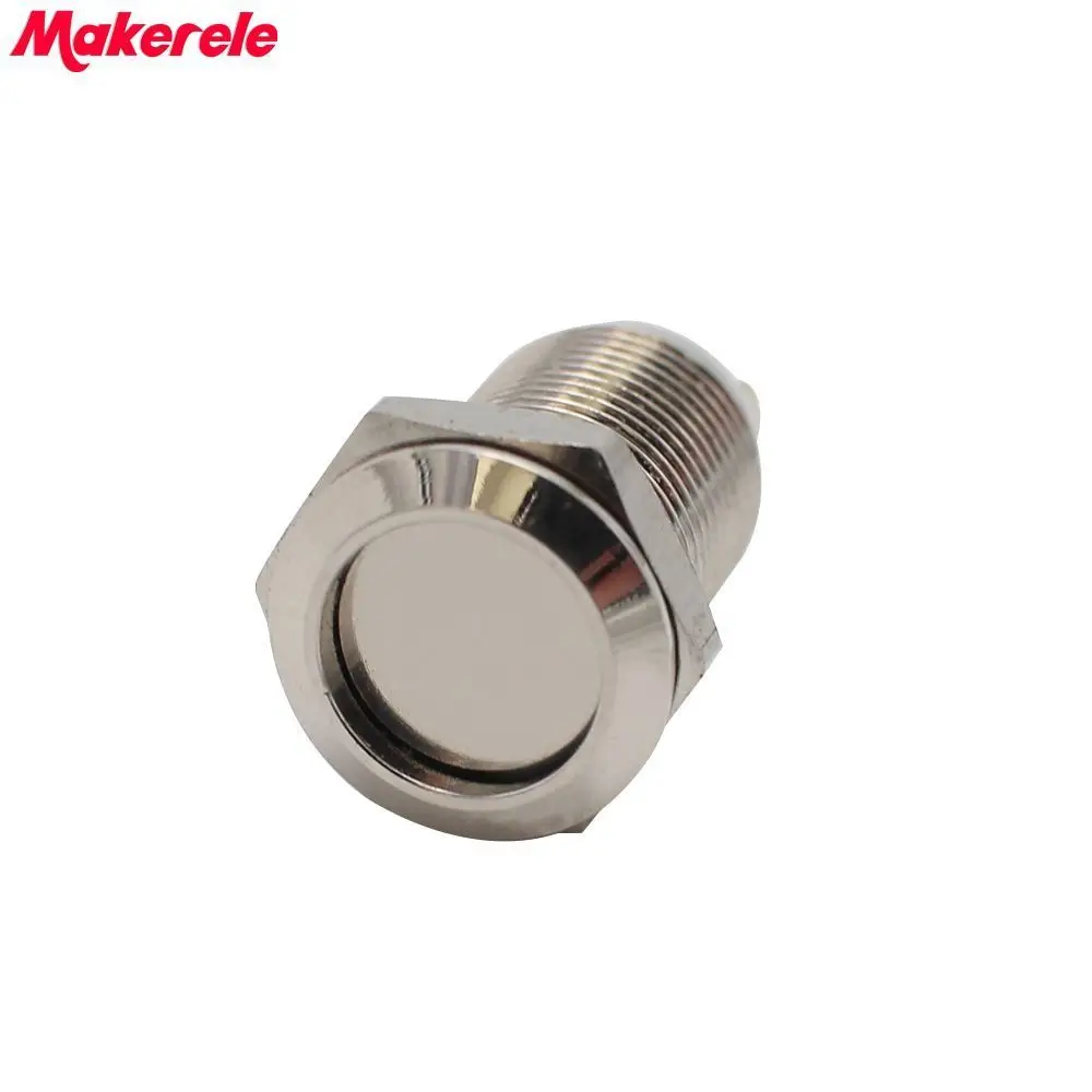 

Push Button Switch 1NO 1NC 10mm Thread Latching 3Pin PC65 Makerele