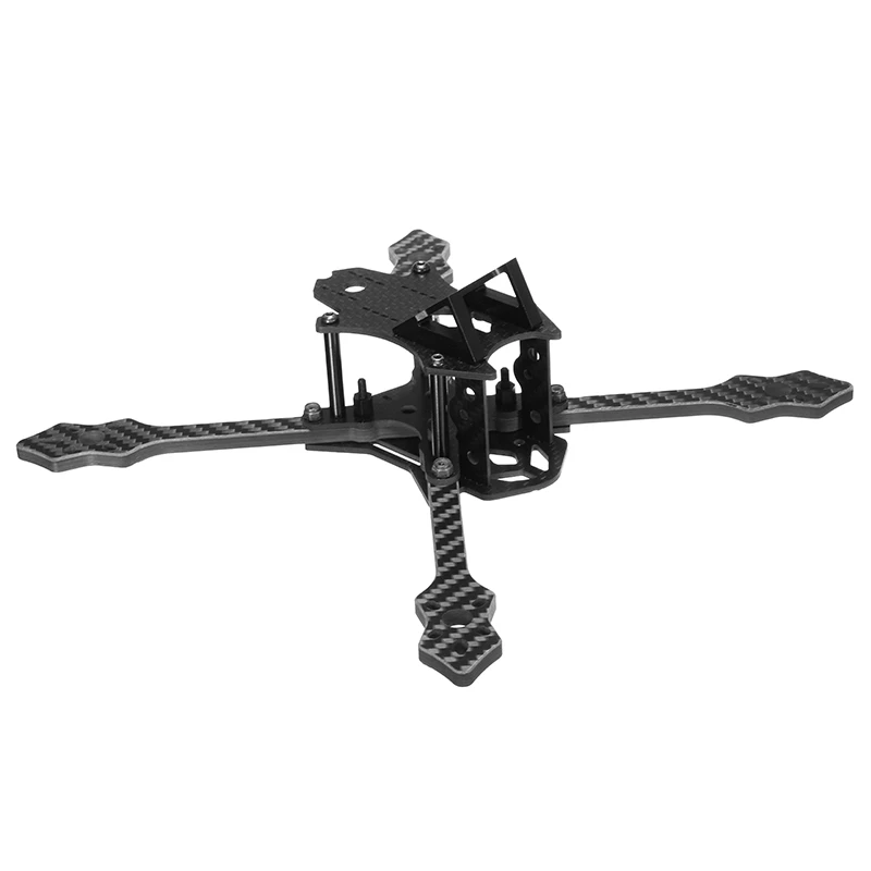 Realacc Blackbird 210N 210 мм нормальный X гоночный Дрон 5 мм Arm Комплект из углеродного волокна для рамы для моделей RC камера мотор w/PDB 5V& 12V