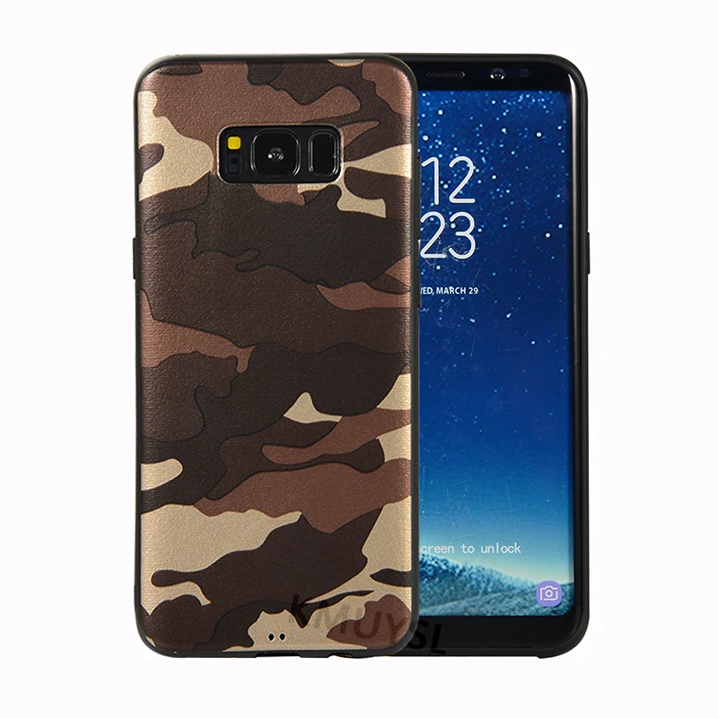 Камуфляж мягкий чехол для samsung Galaxy A6 A7 A8 A9 J4 J6 S8 S9 плюс J8 J2 Core A3 A5 J3 J5 J7 S7 Edge Note 8 9 чехол