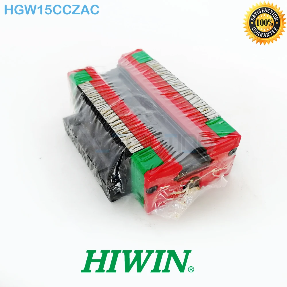 Подлинной HIWIN 15 мм HGR15 2x200 мм Линейный Направляющая 4x HGW15CC HGW15CA линейной перевозки HGW15CC2R200ZAC