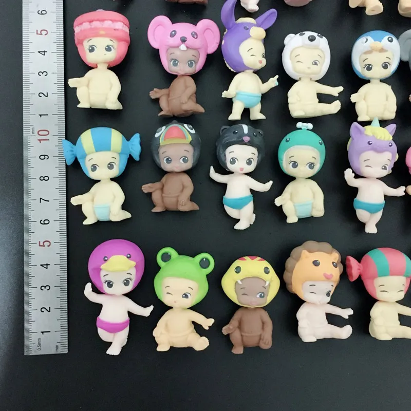 ? 0 шт./лот серии Q cute angel Twozies Детские Мультяшные фигурки из ПВХ несколько различных