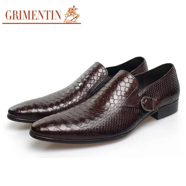 grimentin moda italiana zapatos de vestir para hombre cuero genuino