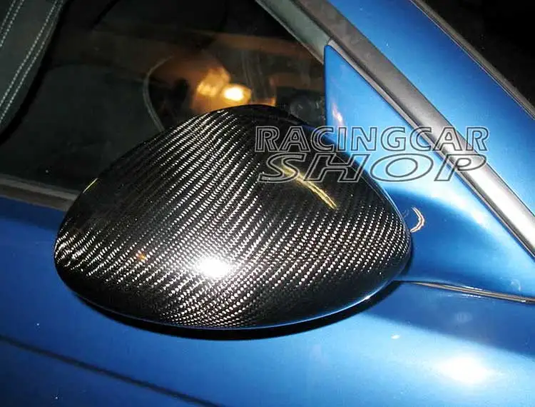 Настоящая Крышка для зеркала из углеродного волокна 1 пара BMW E46 M3 2000 2006|for bmw|carbon