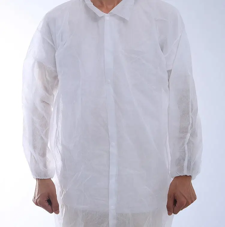 

YOO- Dust-proof chemical experimental clothing of disposable non-woven fabrics Dust-proof white coat Workwear