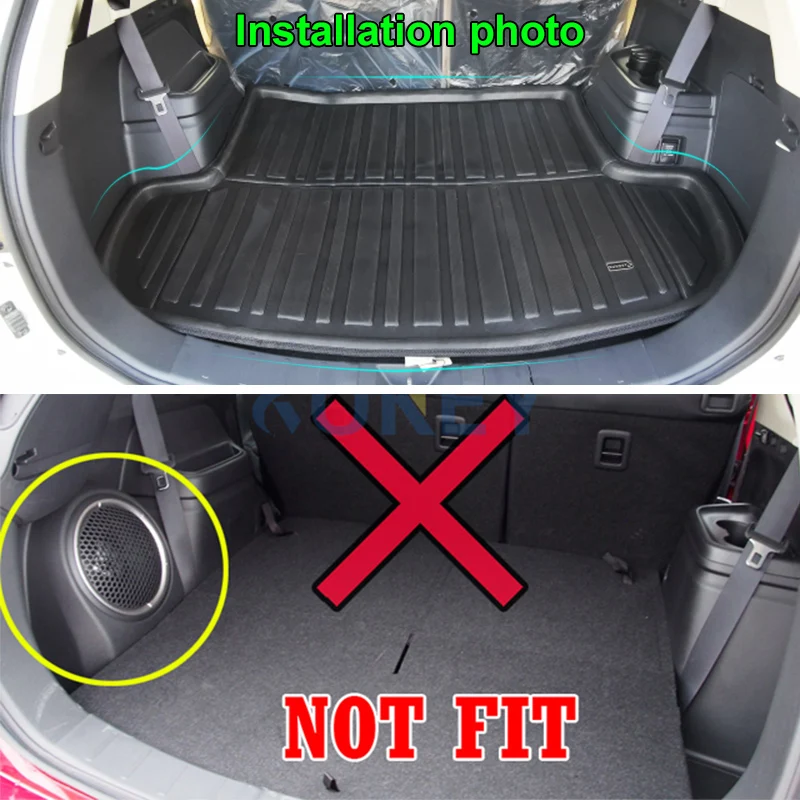 Подходит для Mitsubishi Outlander 2013 2020 чехол багажника поднос напольный коврик защита от