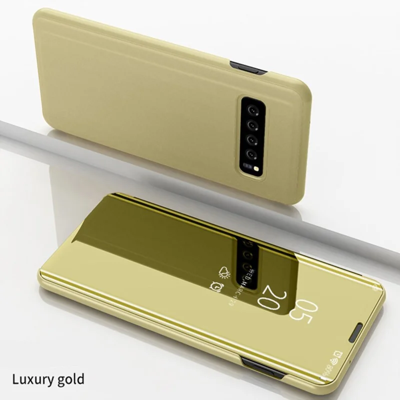 

Smart Mirror Flip Case for Samsung Galaxy S8 S9 Plus S7 Cases Cover for Samsung S10 S10 Plus S10E Mobile Phone Case Stylish 2019