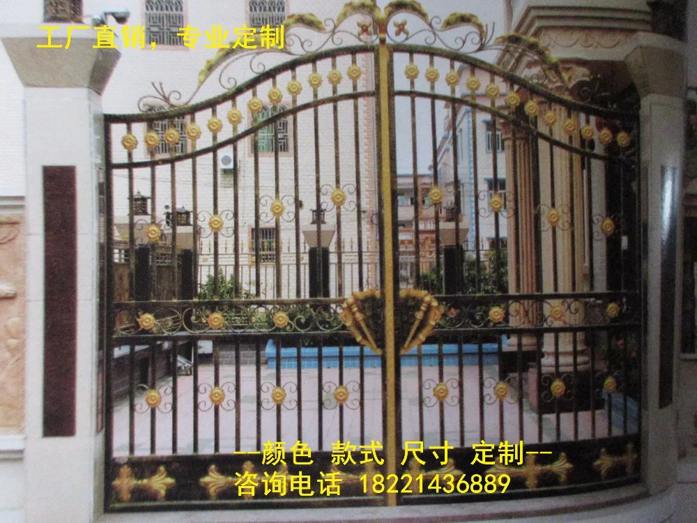 Hench 100% hot dip galvanized steel iron gates model hc-ig23 | Обустройство дома