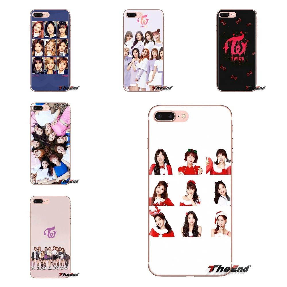 TWICE Kpop гибкие Чехлы для Samsung Galaxy A3 A5 A7 A9 A8 Star A6 Plus 2018 2015 2016 2017 прозрачные мягкие чехлы