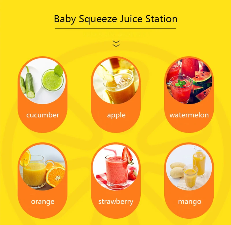 Станция для сжимания сока, контейнер для хранения детского питания, Производитель Добавок, набор для детского фруктового пюре, упаковочная машина