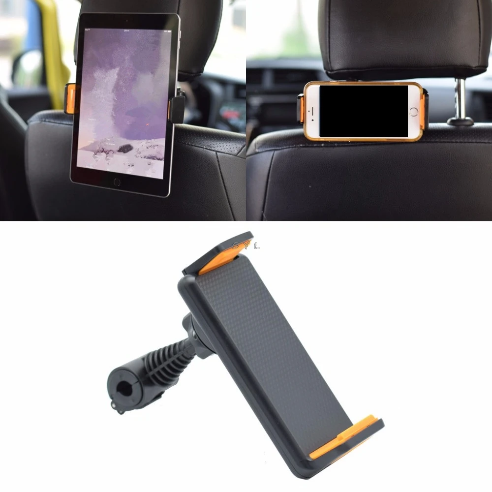 Универсальный вращающийся на 360 градусов Автомобильный держатель на заднее сиденье подголовник подставка для всех мобильных телефонов и планшетов 410 дюймов