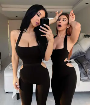 

New Women Ladies Clubwear Strape Playsuit Bodycon Party Jumpsuit&Romper Trousers