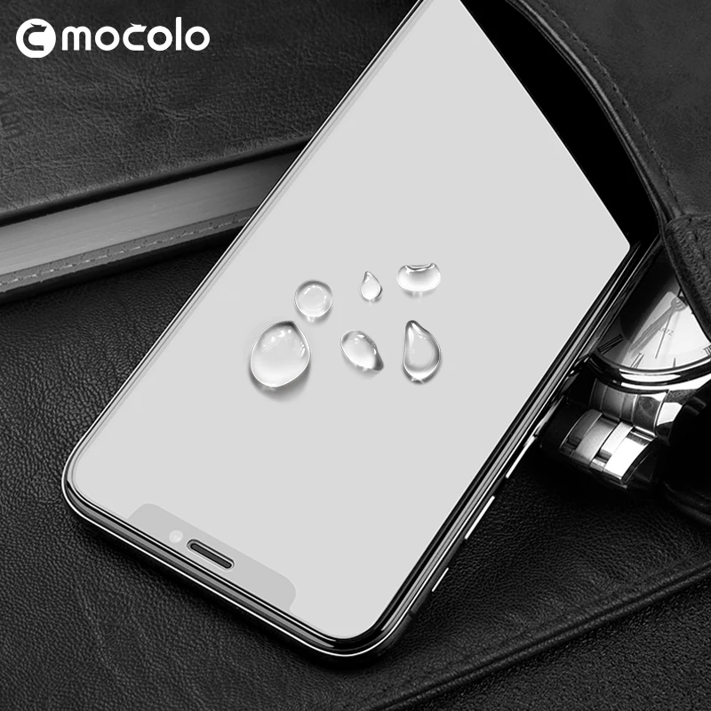 Mocolo полное покрытие 3D изогнутая Защитная пленка для экрана стекло полная клеевая пленка защита от пыли микрофон закаленное стекло для iPhone X iP 10