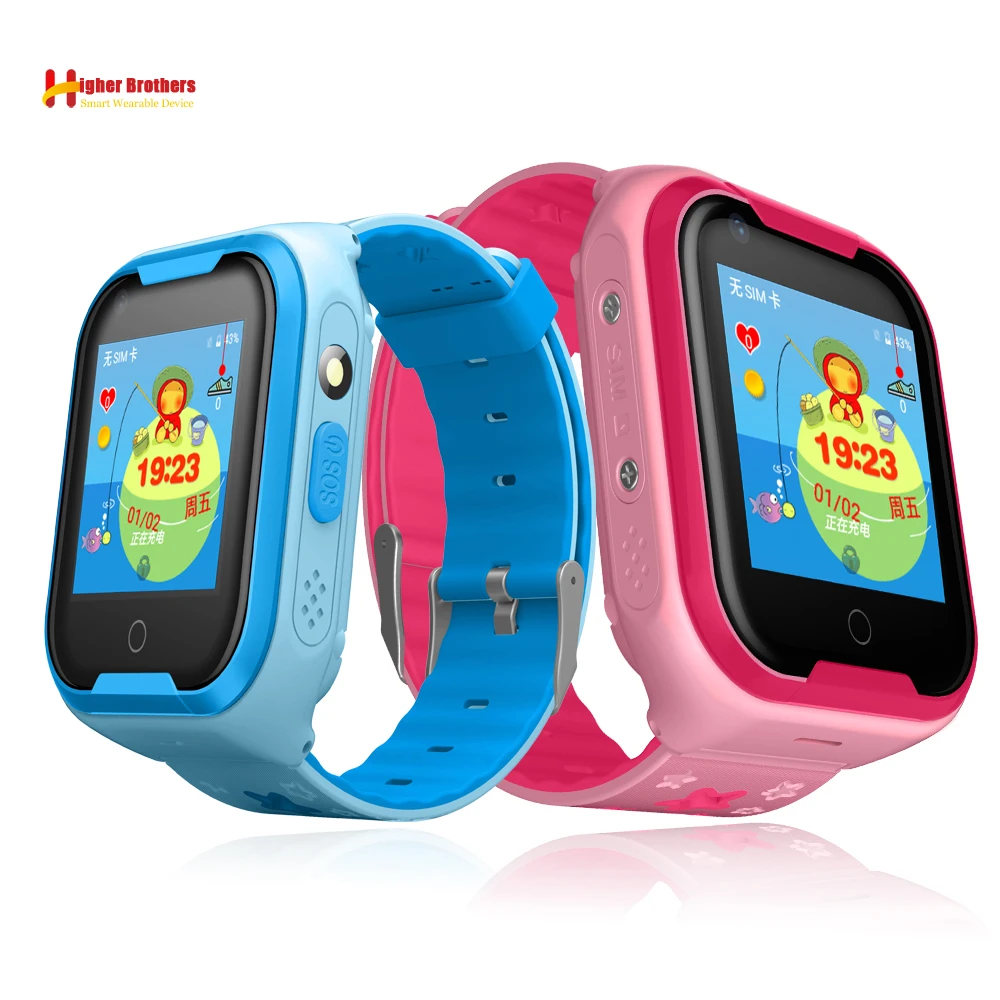 

Smart 4G Child GPS Wifi Tracker Kids Android IOS Waterproof Baby SOS Remote Monitor Camera Whatsapp Video Call Watch Wristwatch