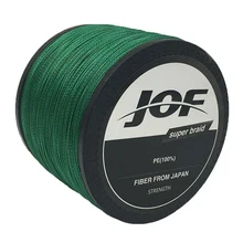 Бренд JOF, 1000 м, 4 нити, 4LB-150LB, плетеная рыболовная леска, PE прочная многонитевая рыболовная леска, ловля карпа в соленой воде
