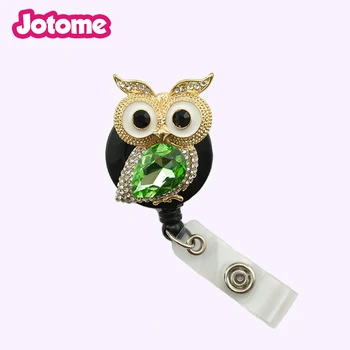 

Animal owl Nurse Medical Yoyo ID Card Name Retractable Badge Reel Clip
