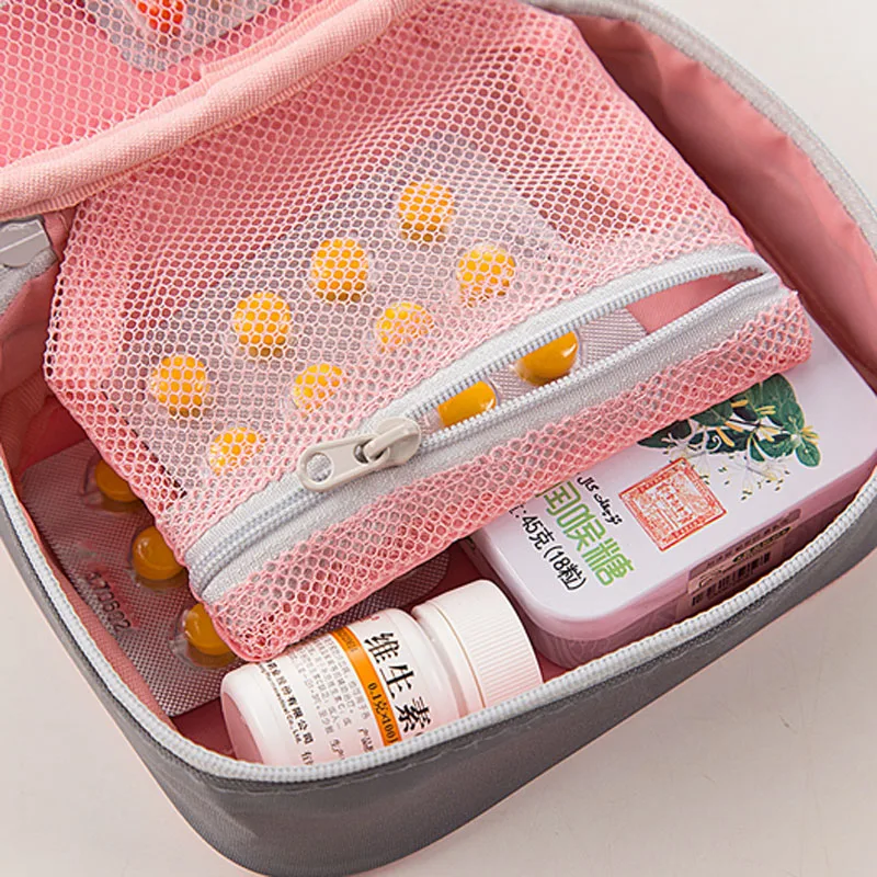 Мини аптечка первой помощи сумка Портативный медицины посылка набор для оказания первой медицинской помощи сумки для хранения лекарств маленькая сумка-Органайзер